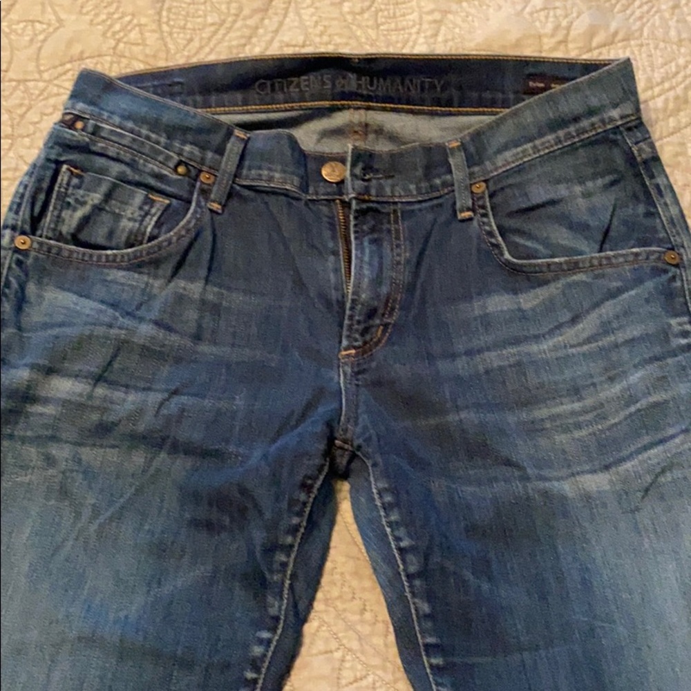 Citizens of Humanity. Dylan drop rise cropped jean